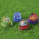 Dropshipping Artisan Resin Keycaps ESC SA Profile MX for Mechanical Gaming Keyboard Pokemon Series Pikachu